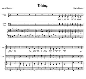 Tithing (SATB Choir)