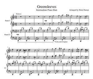 Greensleeves (Piano Duet)