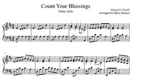 Count Your Blessings (Piano Solo)