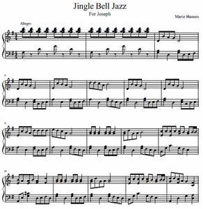 Jingle Bell Jazz (Piano Solo)