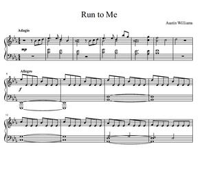 Run to Me (Piano Solo)