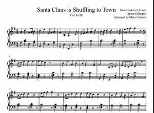 Santa Claus is Shuffling to Town (Piano Solo)