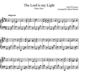 The Lord is my Light (Piano Solo)