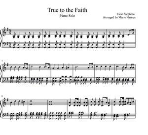True to the Faith (Piano Solo)