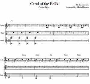 Carol of the Bells (Guitar Duet)