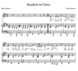 Steadfast in Christ (Vocal Anthem)