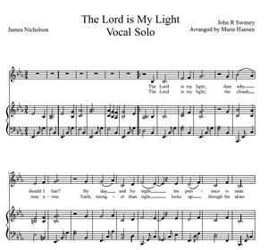 The Lord is my Light (Vocal Solo)
