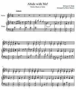 Abide With Me (Violin Solo or Duet)