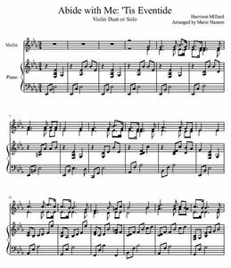 Abide with Me: 'Tis Eventide (Violin Duet or Solo)